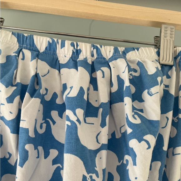 Loved, Lilly Pulitzer Blue & White Elephant Print Strapless Mini Dress Size XXS - Picture 5 of 8